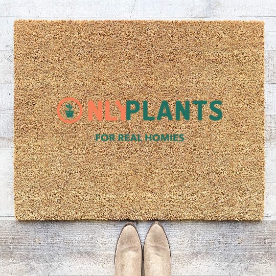 Only Plants For Real Homies Coir Doormats