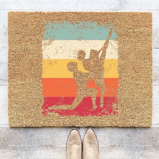 Ballet Dance Couple Vintage Ballerina Coir Doormats