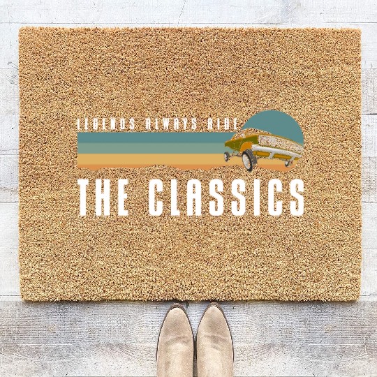 Classic Car Muscle Car Mechatronics Engineer Motor Coir Doormats