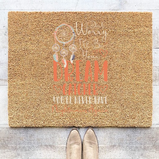 Dream Catcher Feather Yoga Coir Doormats