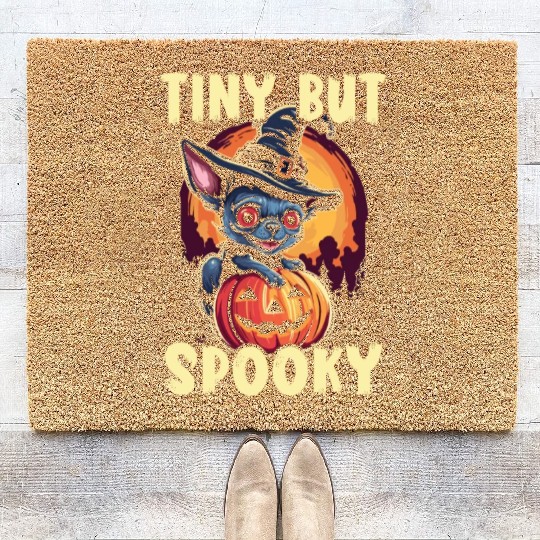 Chihuahua Halloween Puppy Trick Or Treat Dog Lover Coir Doormats