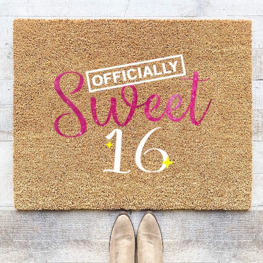 Sweet 16 Sixteenthn Coir Doormats