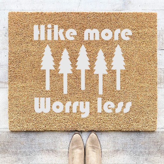 hiking, nature, outdoors, camping, adventure. Coir Doormats