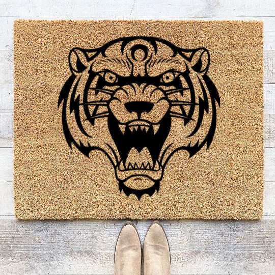 Cute tiger design Coir Doormats