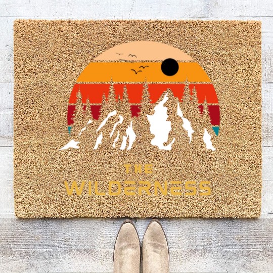 The Wilderness - Embrace the Raw Beauty of Nature Coir Doormats