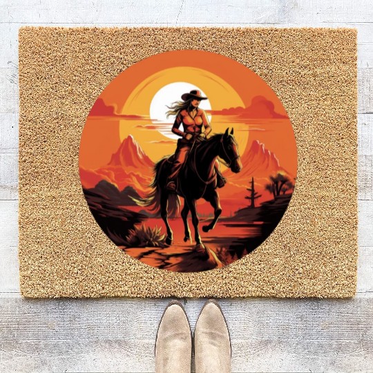 Wild West Journey Coir Doormats