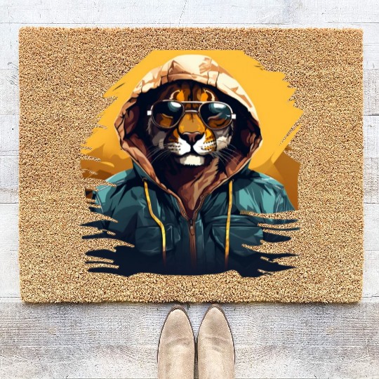 Mountain Lion Street Style | Mountain Lion Lovers Coir Doormats