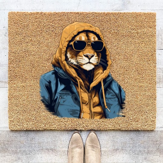Mountain Lion Street Style | Mountain Lion Lovers Coir Doormats