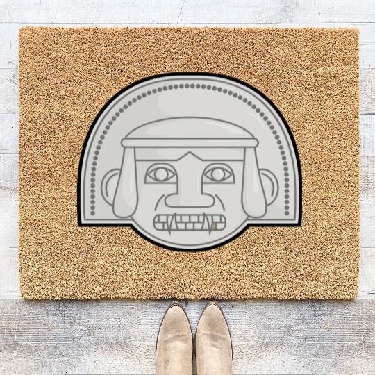 Colombian San Agustin Pre Columbus Indigenous Coir Doormats