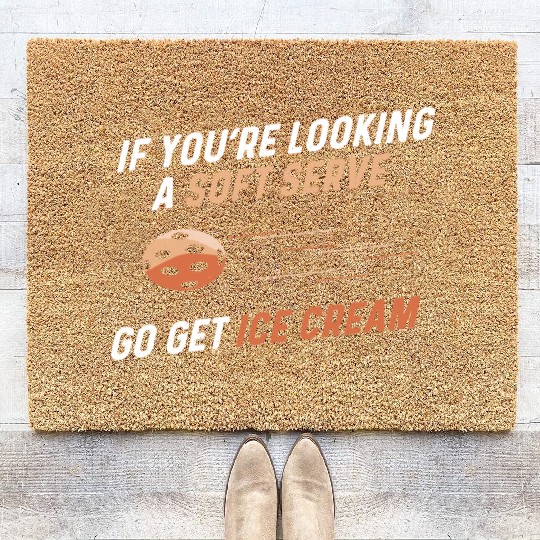 Pickleball Pun for Pickleball Player Coir Doormats