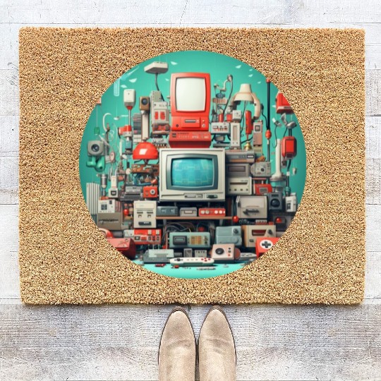 Retro Gaming Magic: Unleash the 8-Bit Nostalgia! Coir Doormats