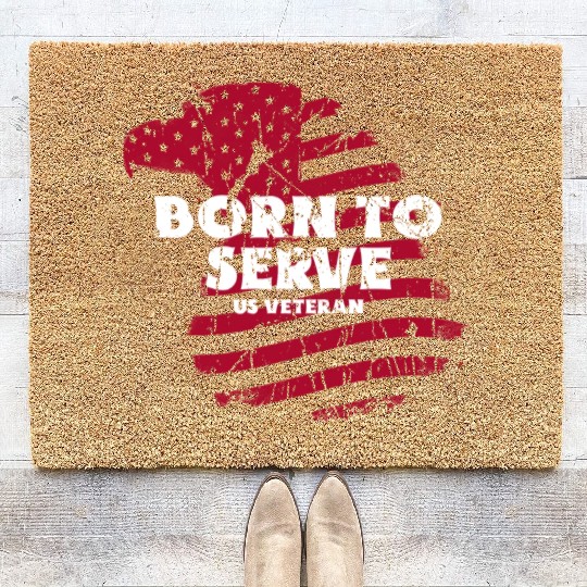 American Veteran | US Veteran | Military Veteran Coir Doormats