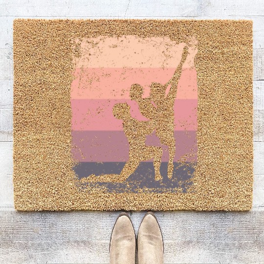 Ballet Dance Couple Vintage Ballerina Coir Doormats