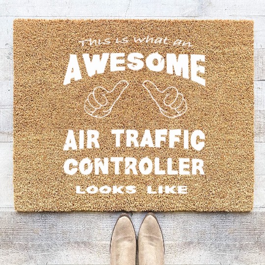 This is What an AWESOME Air Traffic Controller Coir Doormats