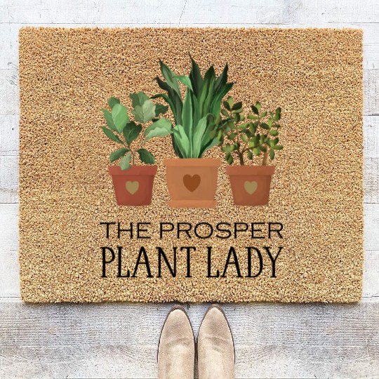 The Prosper Plant Lady Indoor Plants Coir Doormats