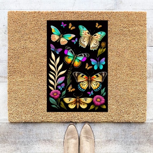 Vibrant Spectrum Coir Doormats