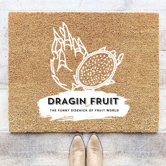 Dragon Fruit The Funny Sidekick Of Fruit World Coir Doormats