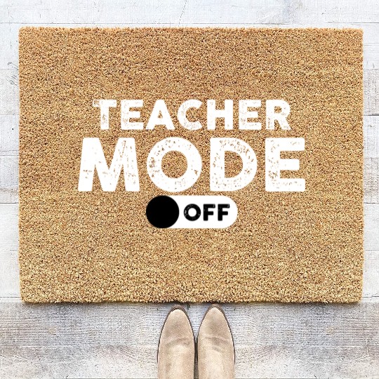 Teacher Gifts Teacher Mode Coir Doormats