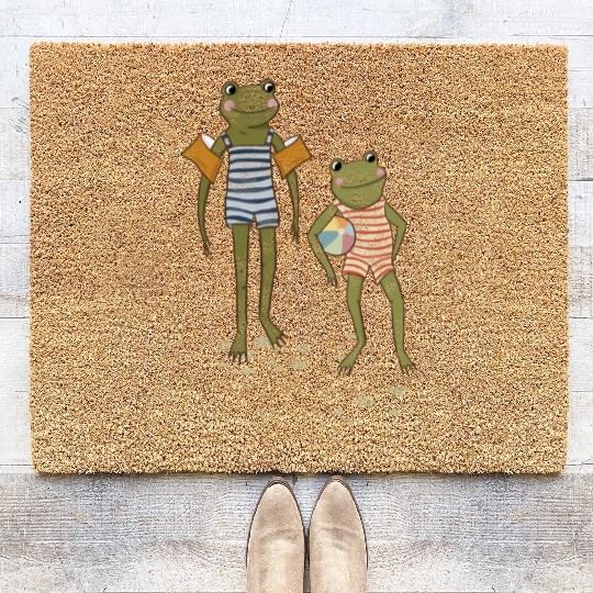 Frog Pond Friends Coir Doormats