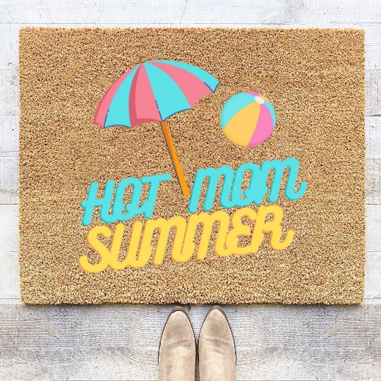 HOT MOM SUMMER Coir Doormats