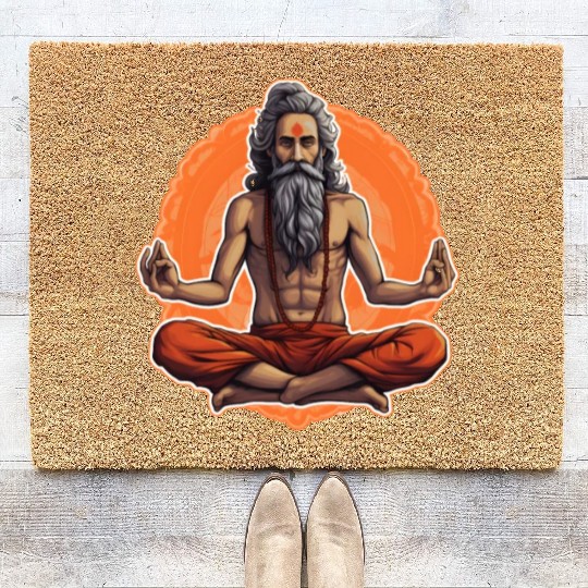 Guru Spirituality Yoga Coir Doormats