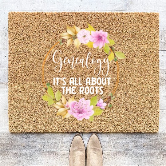 Genealogy It's All About The Roots Coir Doormats