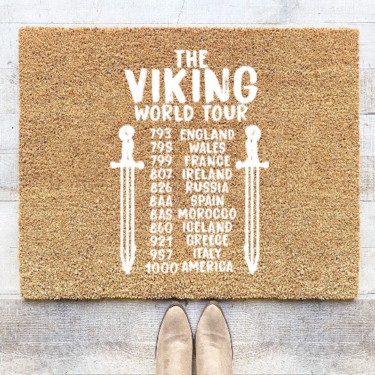 The Viking World Tour Coir Doormats