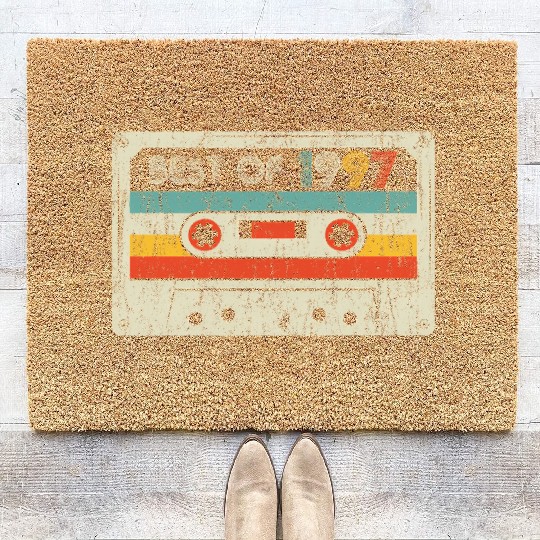 23rd Best Of 1997 Cassette Tape Coir Doormats
