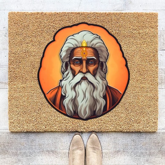 Guru Spiritual Buddhism Coir Doormats