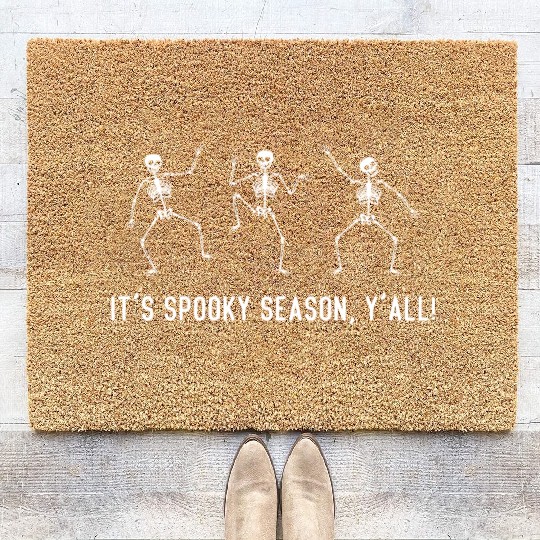 It s Spooky Season Y all Coir Doormats