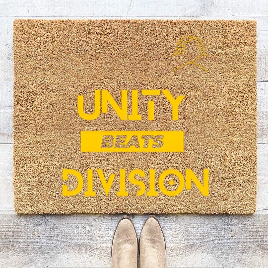 Unity Beats Division Unisex Short Sleeve Coir Doormats