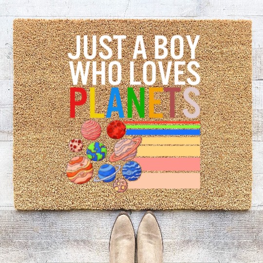 Solar System Coir Doormats, Just A Boy Who Loves Planets