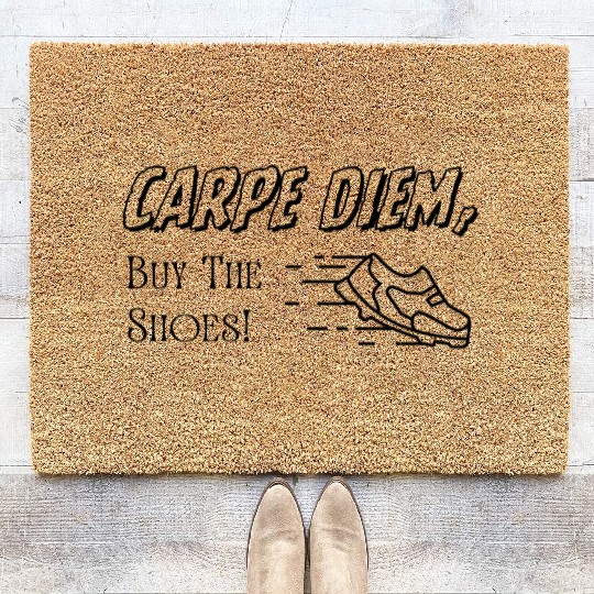 'Carpe Diem' Coir Doormats