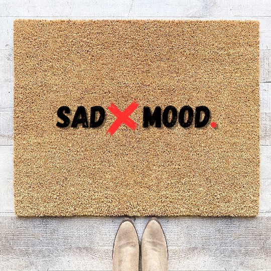 Sad mood Coir Doormats