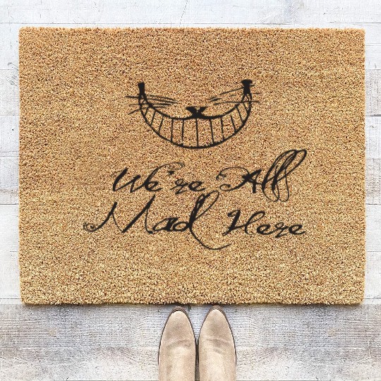 All Mad Here Coir Doormats