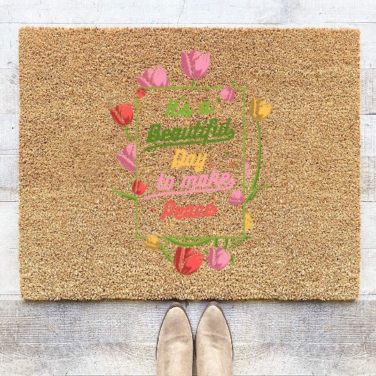 Tulip Gardening Tulips Coir Doormats