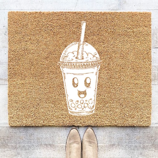 K Pop Bubble Tea Coir Doormats