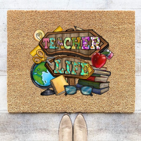 Teacher Life Coir Doormats