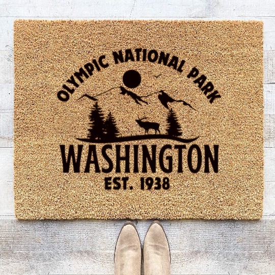 Olympic National Park Coir Doormats