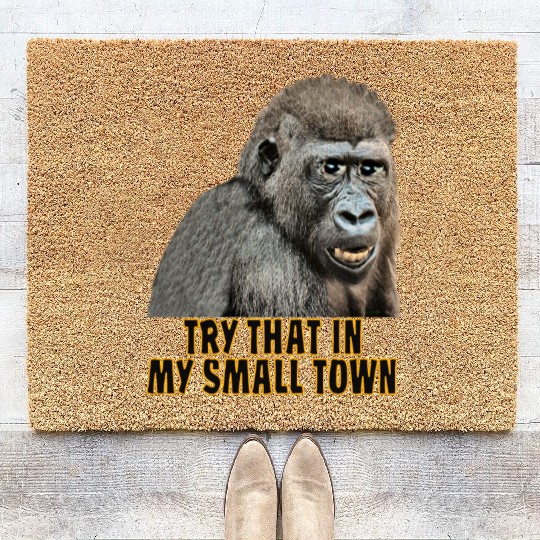 Small Town Ape Coir Doormats