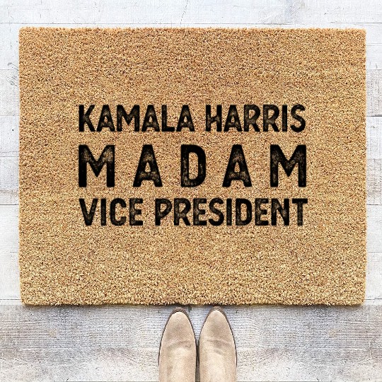 Madam Vice President Kamala Harris Kamala Harris Coir Doormats