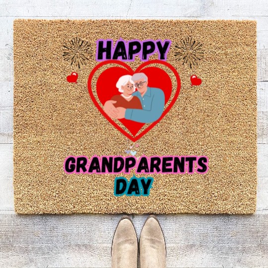 Happy Grandparents Day Coir Doormats