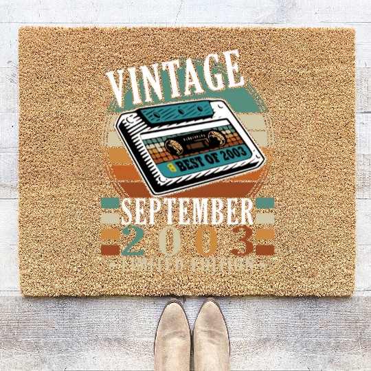 september 2003 Anniversary september 2003 septembe Coir Doormats