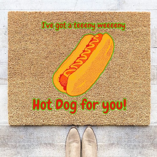 I've Got a Hot Dog For You! Coir Doormats