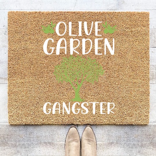 Olive Garden, Gardening, Olive Graphic Coir Doormats