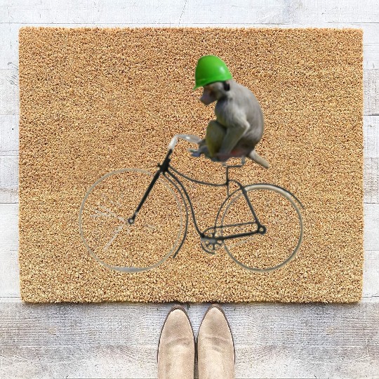 Creative monkey design Coir Doormats