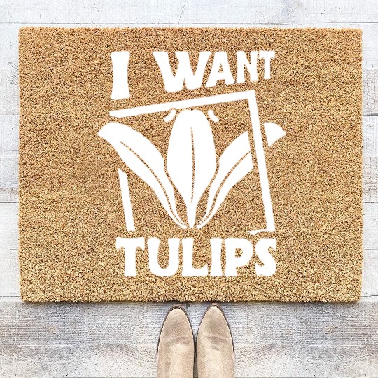 Tulip Gardening Tulips Coir Doormats