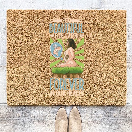 Infant Loss Miscarriage Awareness Pregnancy Loss Coir Doormats