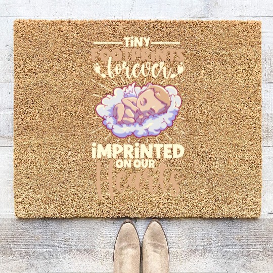 Infant Loss Miscarriage Awareness Pregnancy Loss Coir Doormats