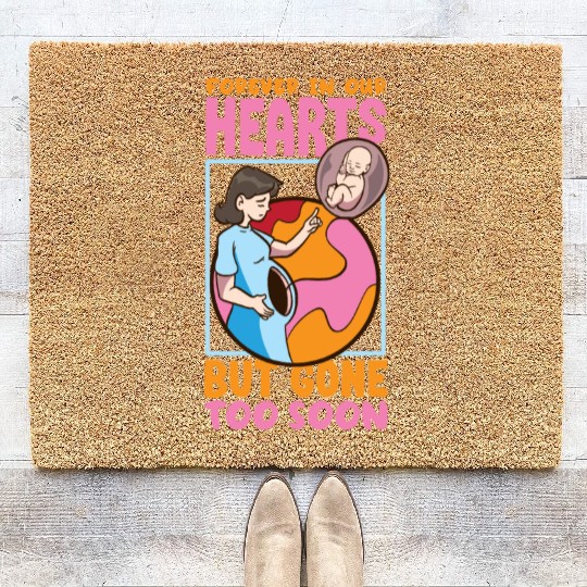 Infant Loss Miscarriage Awareness Pregnancy Loss Coir Doormats